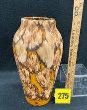 Brush 12" Onyx Vase