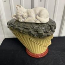 McCoy Cat on a Coal Bucket