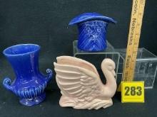 3 McCoy Pottery Items