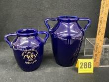 2 McCoy Collection oil jars