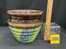 McCoy 8" tall blended glaze jard