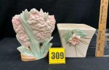 McCoy Hyacinth vase, Blossontime 5" planter