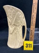 McCoy yellow Butterfly Ewer