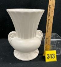 McCoy 10" white Vase
