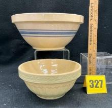 2 Mixing bowls