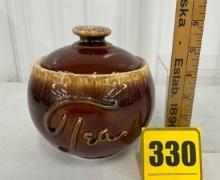 Hull Brown Drip Tea Cannister