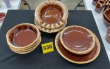 11 Pcs. Hull Brown Drip