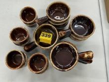 19 pcs McCoy Brown Drip