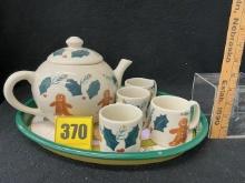 Hartstone Teapot set - Gingerbread