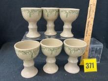 6 Hartstone Wine Cups