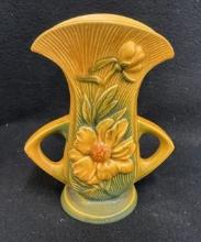 Roseville 8" Peony Vase