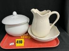 McCoy Pitcher & Bowl & Chamber Pot