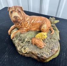 Rick Wisecarver Dog Figure