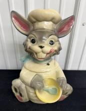 Brush Rabbit Cookie Jar