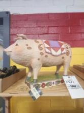 Large Size Jim Shore Decorative Pig