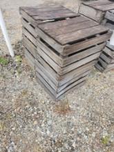4 Wooden Crates