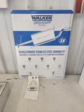 Metal Walker Quiet Flow SS Muffler Sign