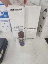4 Boxes of Aervoe Rust Proof Any-Way Brown Spray Paint