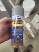 4 Boxes of Aervoe Rust Proof Any-Way Meter Gray Spray Paint