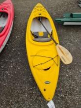 Pelican kayak with paddle