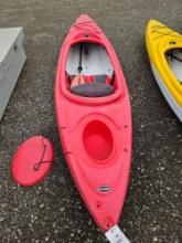 Pelican kayak with paddle