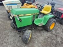 John Deere 400 Riding Mower - Condition Unknown