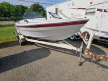 1988 Maverick 3.0l V4 boat with trailer