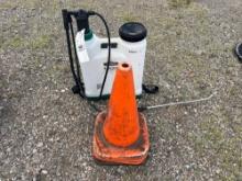 Groundwork 4 Gal. Backpack Sprayer & Cone Assortment