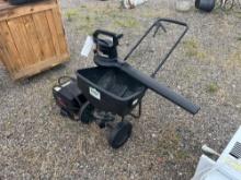 Toro Corded Blower, Seeder Cart, & Craftsman 1.5 HP Air Compressor