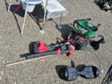 Craftsman Weedwacker, Blower, & Spreader Cart