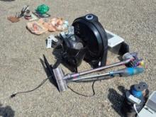 Fan, Vacuum, Reptile Container, & Small Heater