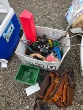 Spreader, tool belt, tools