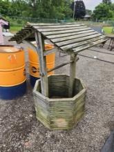 Wooden Well Decoration