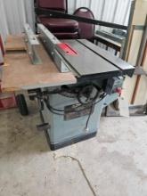 Delta 10in tilting arbor unisaw with dolly and table