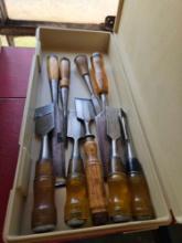 Chisels, wood tools