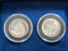 (2) 1982 50 Cent Washington Proof Set