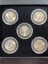 (5) 2002-2006 Kennedy Half Dollars