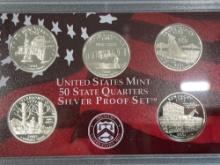 2001 United States Mint Silver Proof Set