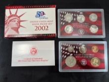 2002 United States Mint Silver Proof Set