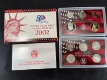 2002 United States Mint Silver Proof Set