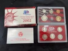 2002 United States Mint Silver Proof Set