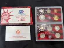 2001 United States Mint Silver Proof Set