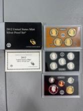 2012 United States Mint Silver Proof Set
