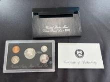 1996 United States Mint Silver Proof Set