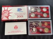 2001 United States Mint Silver Proof Set
