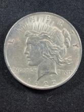 1922 Peace Silver Dollar Coin