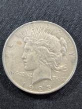 1923 Peace Silver Dollar Coin