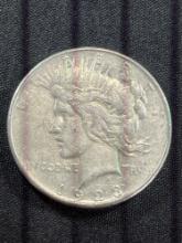 1923 Peace Silver Dollar Coin