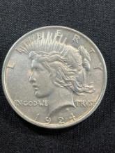 1924 Peace Silver Dollar Coin