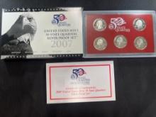 2007 United States Mint 50 State Quarters Silver Proof Set